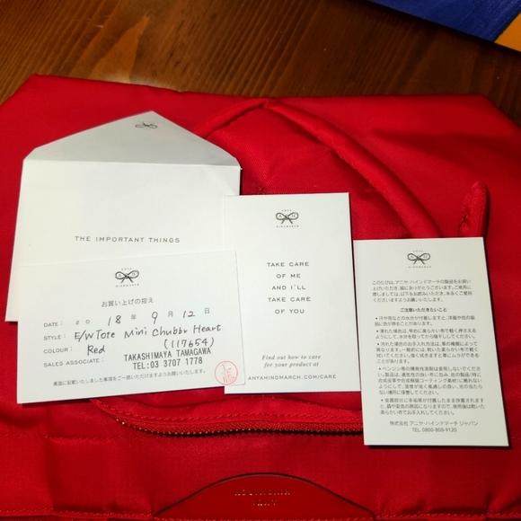 Anya Hindmarch Heart Mini Tote Bag - Picture 3 of 16